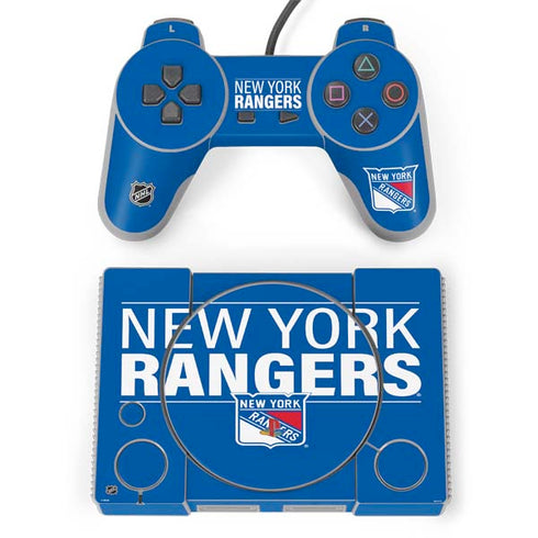 NHL New York Rangers Lineup PlayStation Classic Bundle Skin